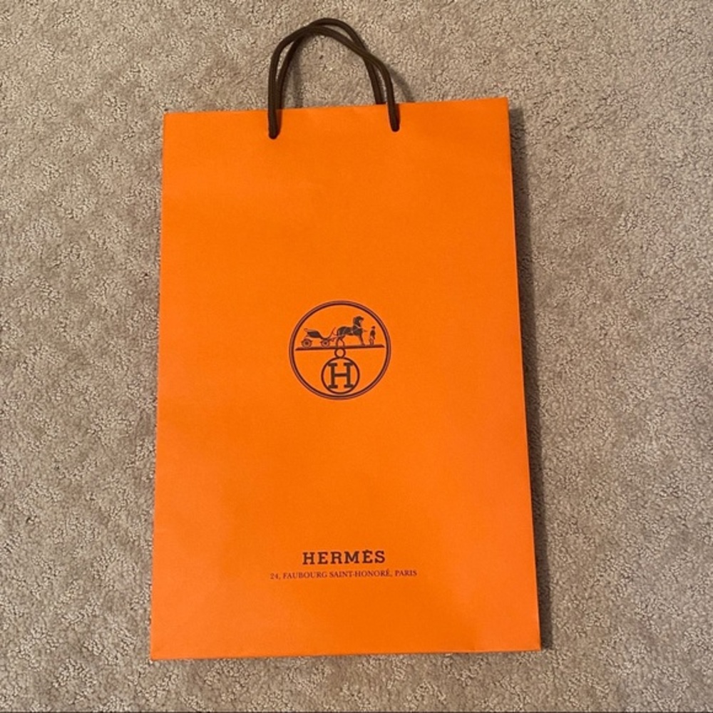 hermes shopping bag 🍊 11 x 17